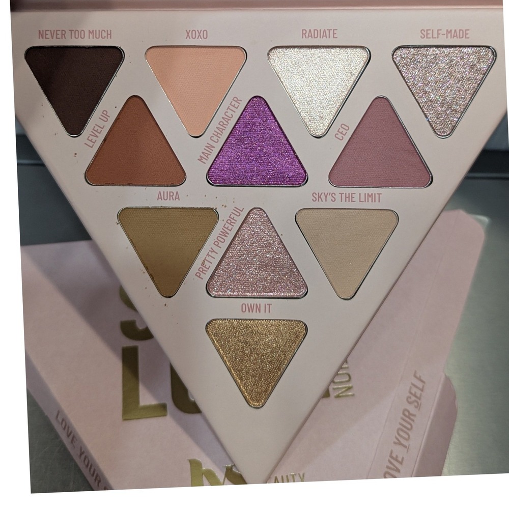 LYS Beauty Self-Love Edition 11-Piece Eyeshadow Palette Pink Gold Neutral Purple